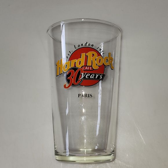Vintage Hard Rock Cafe 30 Years Pint Glass 16oz - Arcoroc - Picture 11 of 11
